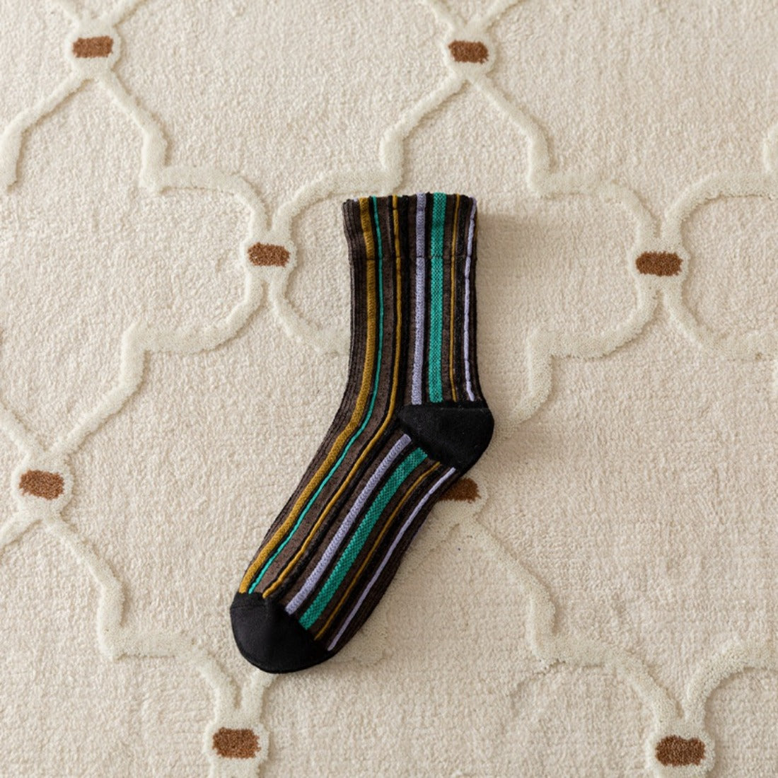 Rufia - Bohemian Vertical Striped Socks