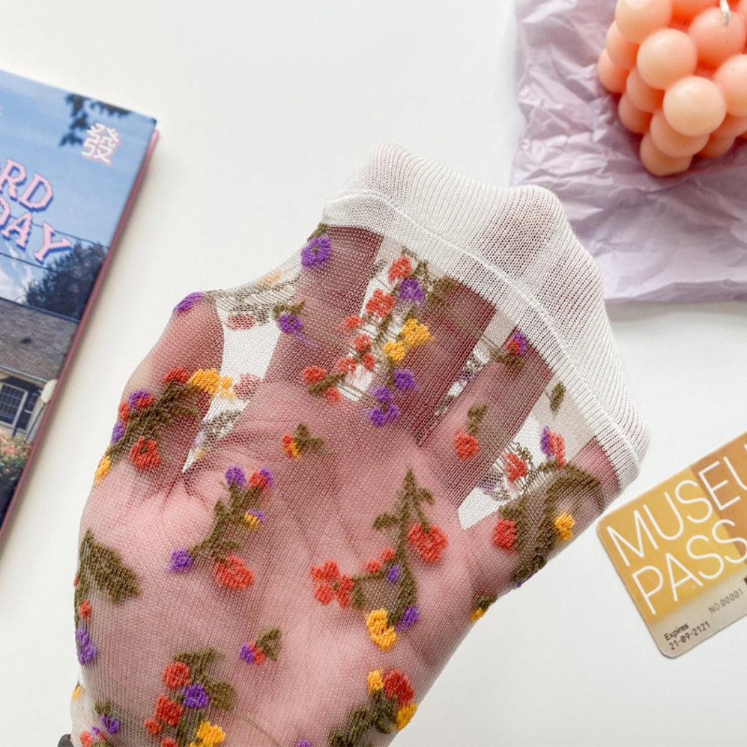 Rufia - Vintage Floral Crew Socks