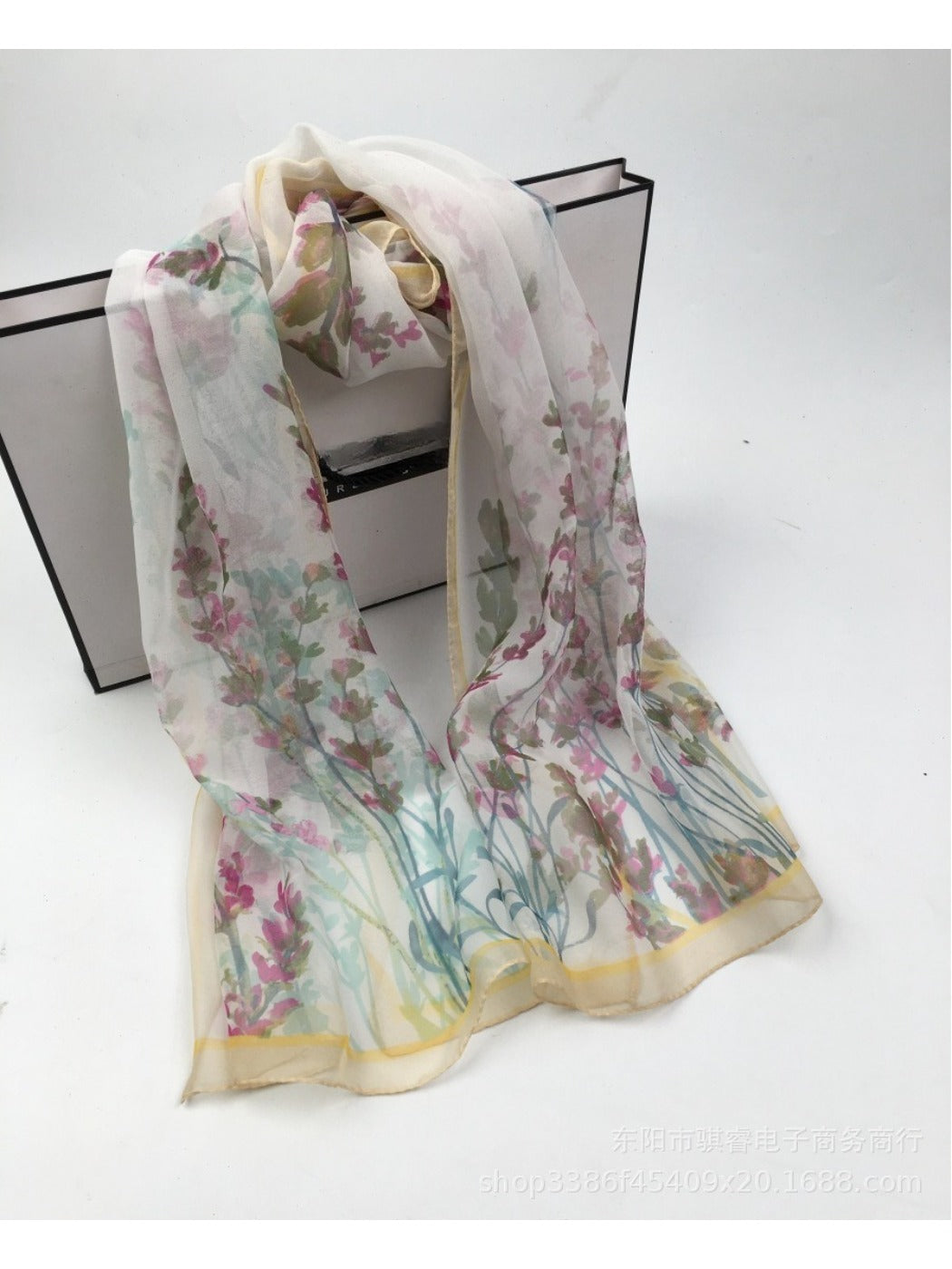 Scarvii - Lily of the Valley Printed Scarf - Versatile &amp; Stylish