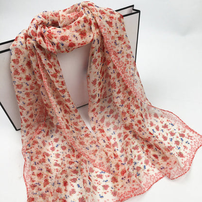 Scarvii - Daisy Print Scarf - Cool &amp; Soft