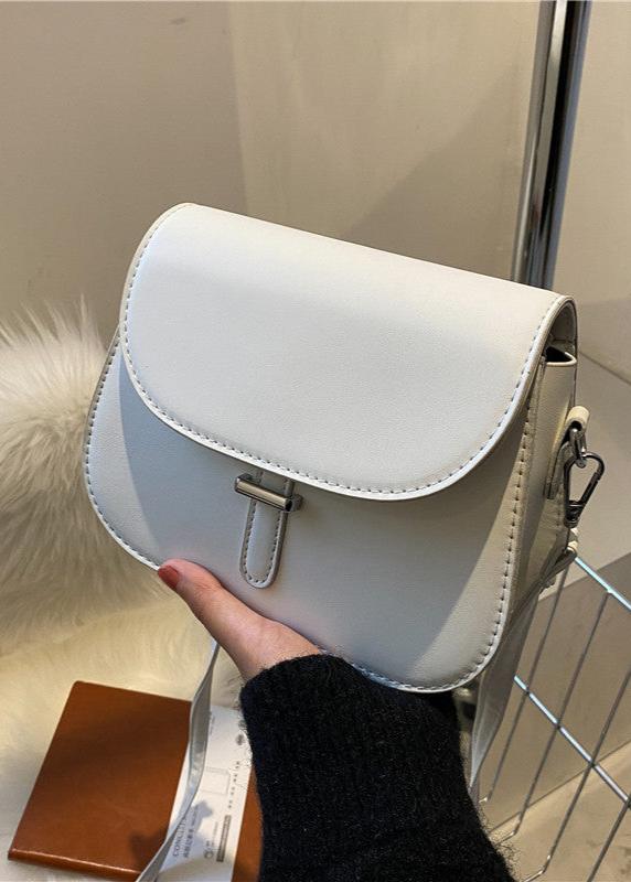One Shoulder Bag Faux Leather Minimalist Style