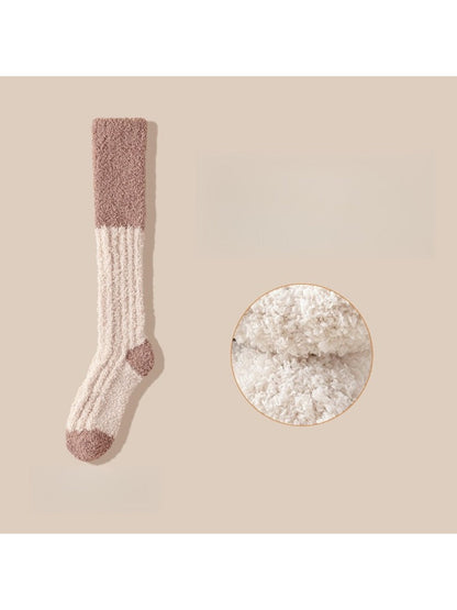 Rufia - Cozy Coral Fleece Thermal Sleeping Socks