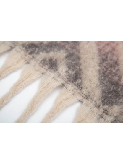 Scarvii - Winter Tassel Scarf with Mountain Patterns