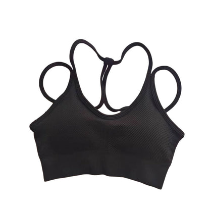Stepo - Slim Strap Sports Bra Yoga Camisole