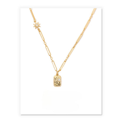 VintageÂ  Diamond Square Necklace