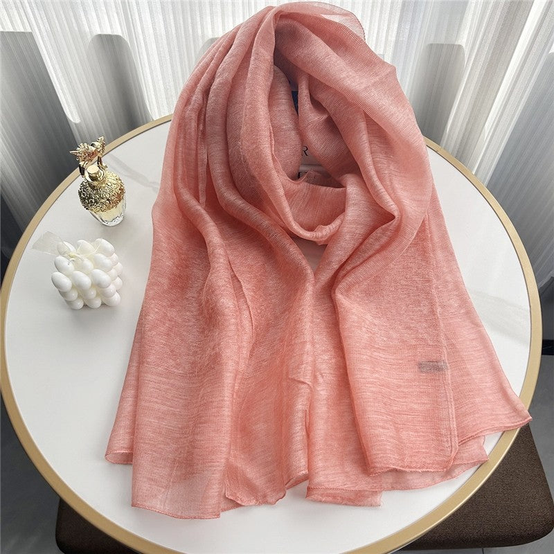 Solid Color Fashion Scarf
