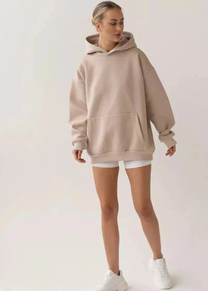 Long Sleeved Hooded Sweatshirt Soft Breathable Fabric