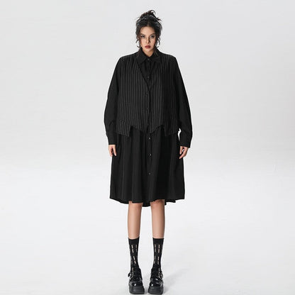 Striped Long Sleeve Dress