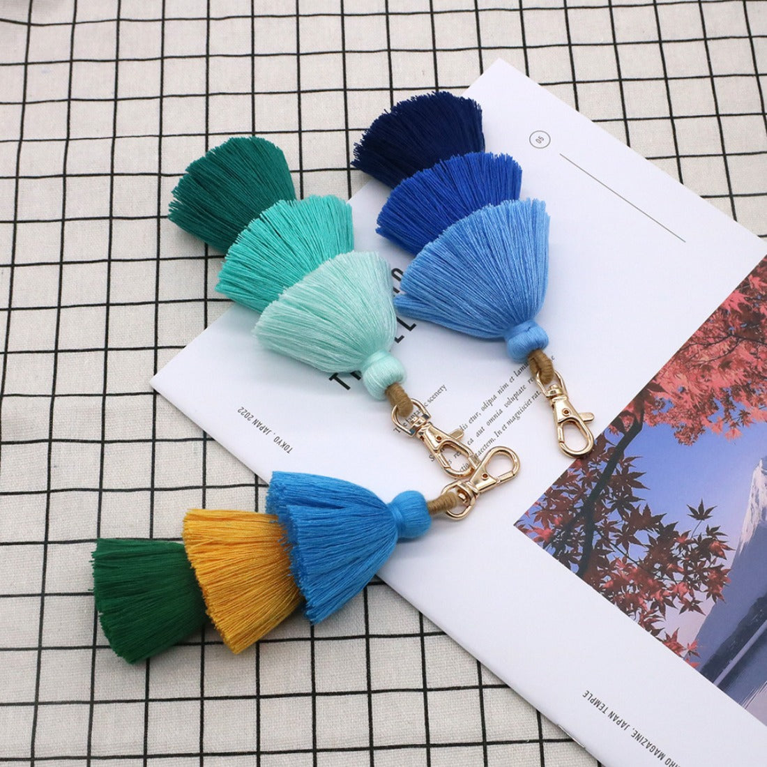Koco - Handmade Cotton Rope Tassel Keychain