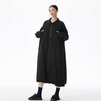 Relaxed-Fit Long Jacket