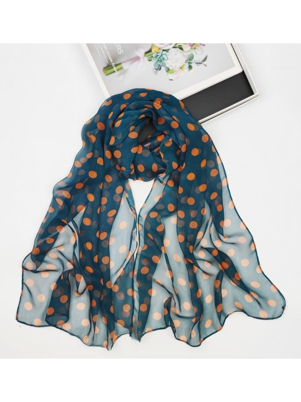 Scarvii - Polka Dot Scarf -  Classic &amp; Versatile