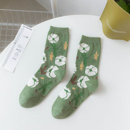 Rufia -  Green Series Women's Crew Socks