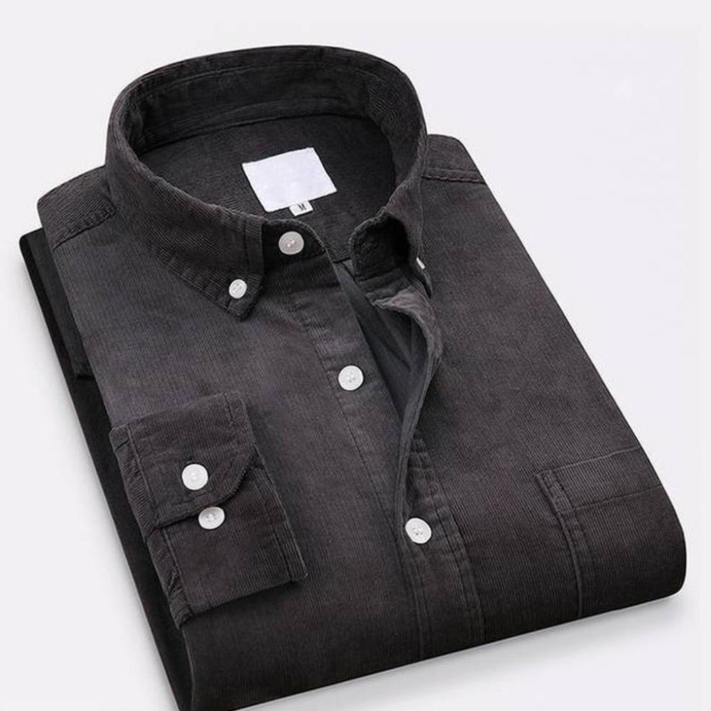 North Royal Long Sleeve Corduroy Pocket Shirt