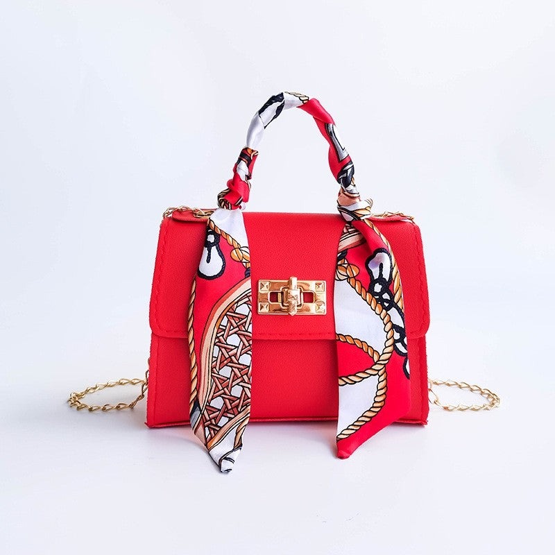 Women's Elegant Niche Fashion Silk Scarf Handbag