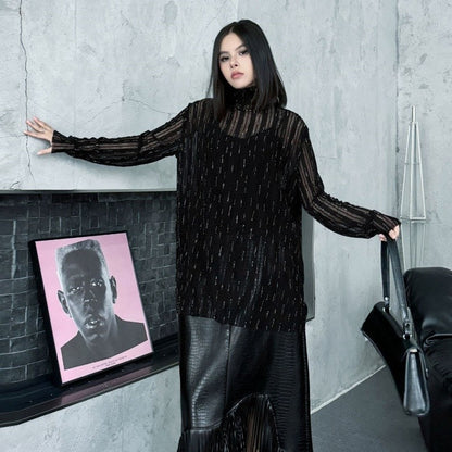 Sparkling Crystal Lace T-Shirt