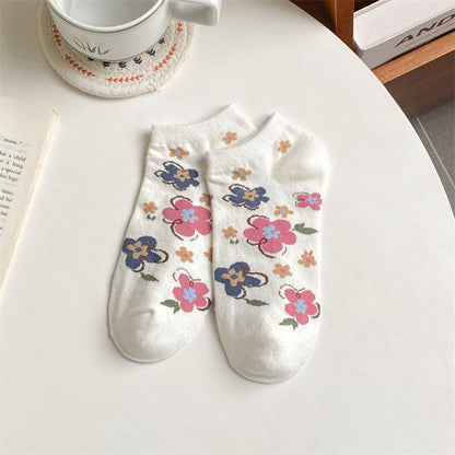 Rufia - Cute Floral Ankle Socks