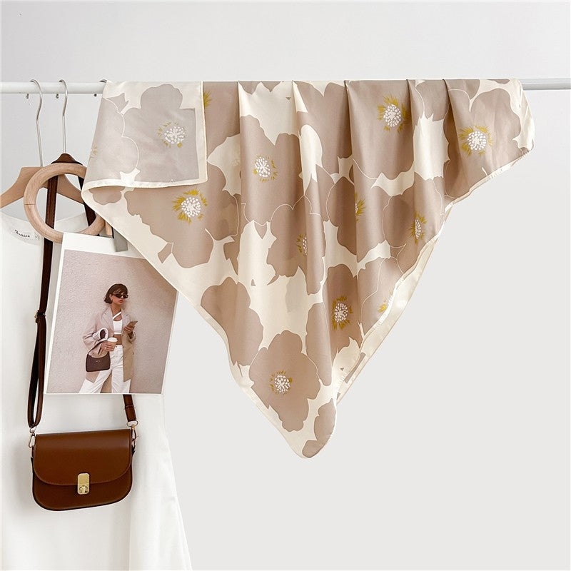 Fashion Print Square Scarf