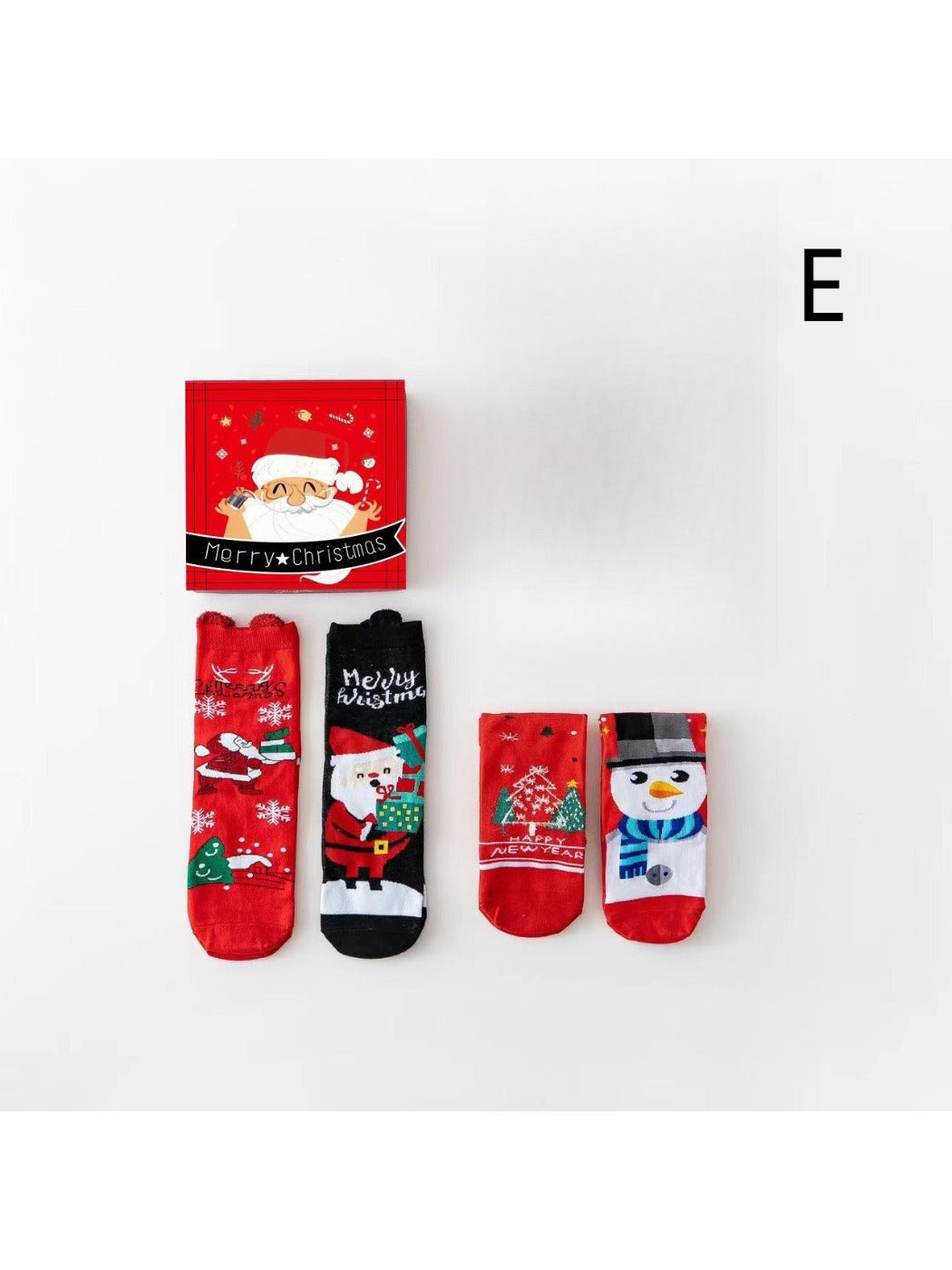 Rufia - Christmas Socks Gift Box Set - Cute &amp; Festive
