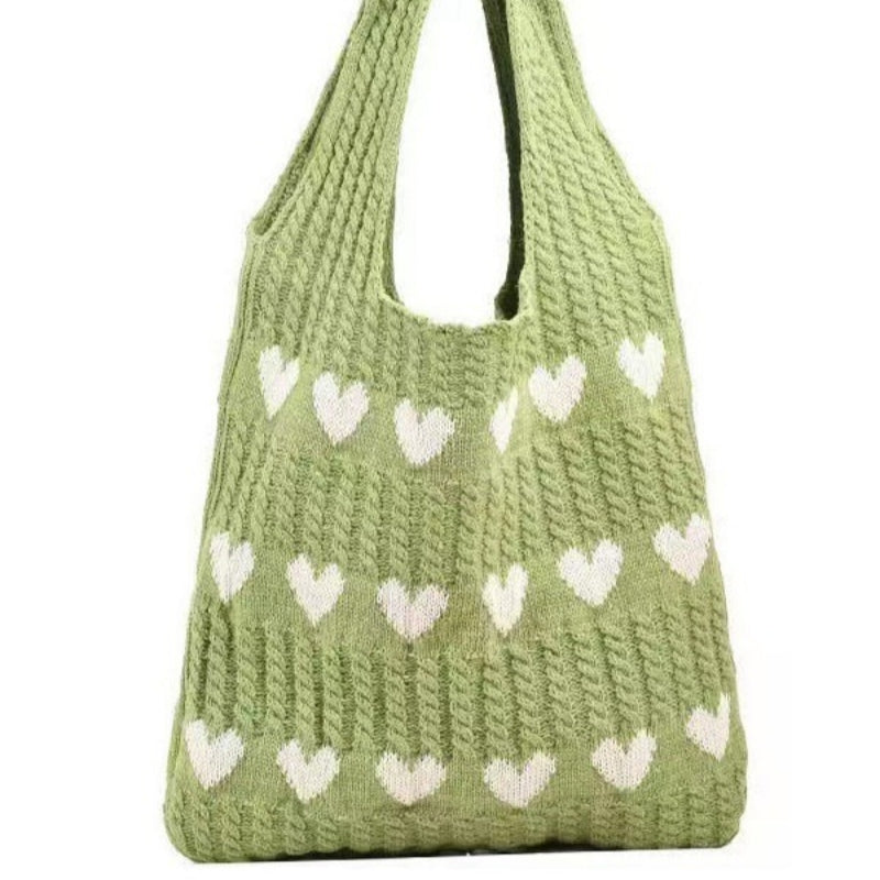 Crochet Tote Bag Small Fresh Simple Fashion Knitted Bag