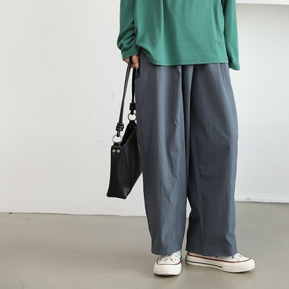 Women Loose Harem Pants Lantern Style Wide Leg Trousers