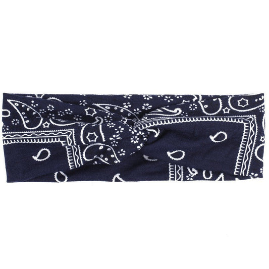 Printed Knot Elastic Headband