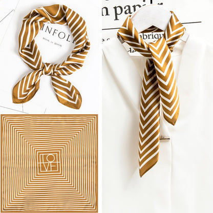 Scarvii - Summer Elegant Pattern Silk Scarf