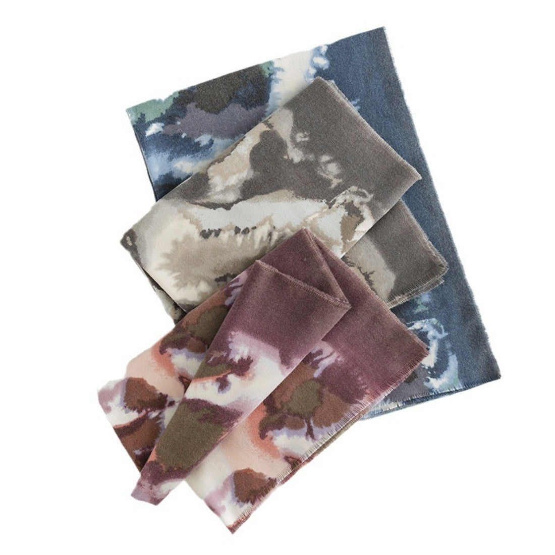 Scarvii - Ink Wash Pattern Autumn-Winter Scarf