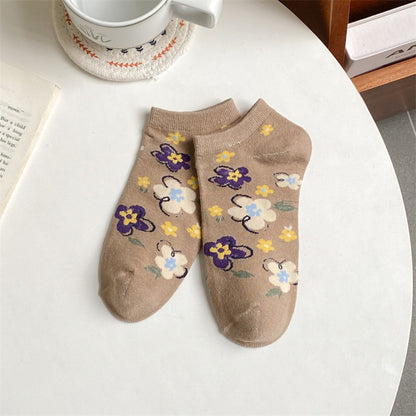 Rufia - Cute Floral Ankle Socks