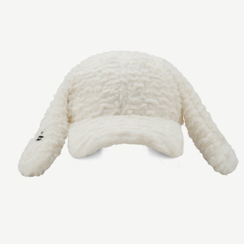 Cute Plush Long Ears Bunny Baseball Cap