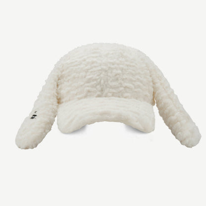 Cute Plush Long Ears Bunny Baseball Cap