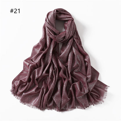 Lightweight Breathable Solid Color Scarf