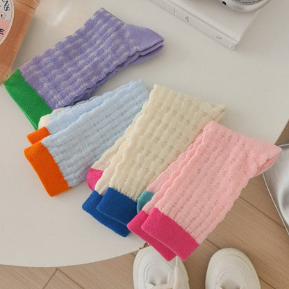 Rufia - Color-Blocked Breathable Mesh Socks