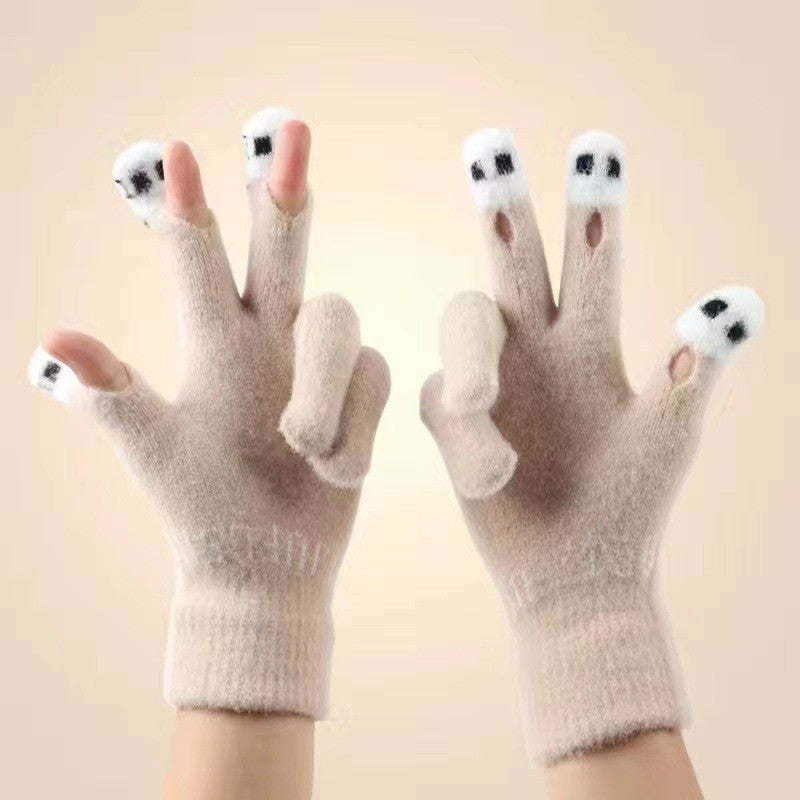 Kids Finger Touchscreen Knitted Gloves