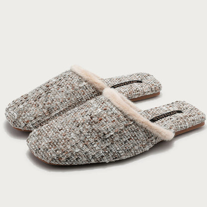 Winter Simple Thicken Warm Home Slippers