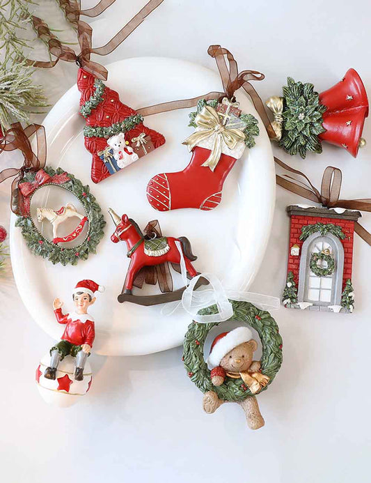 Colorful Christmas Tree Hanging Ornament