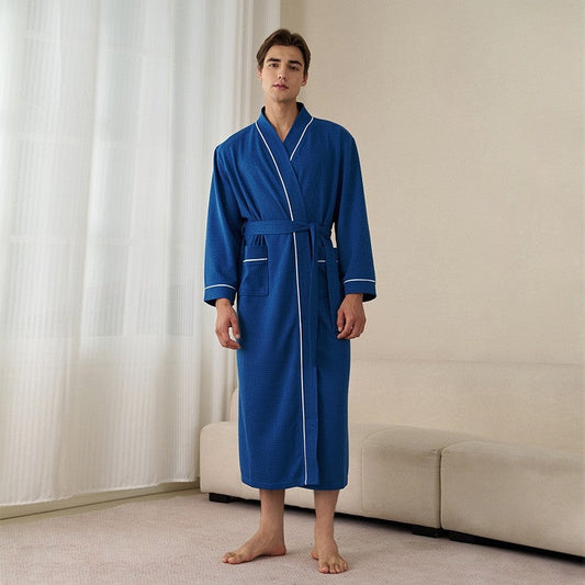 Men's Loose Long Sleeve Absorbent Robe
