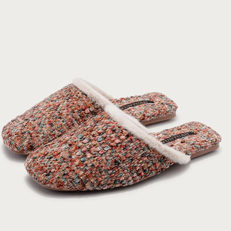 Winter Simple Thicken Warm Home Slippers