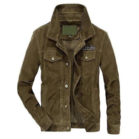 Sky Madrid Corduroy Button-Up Jacket