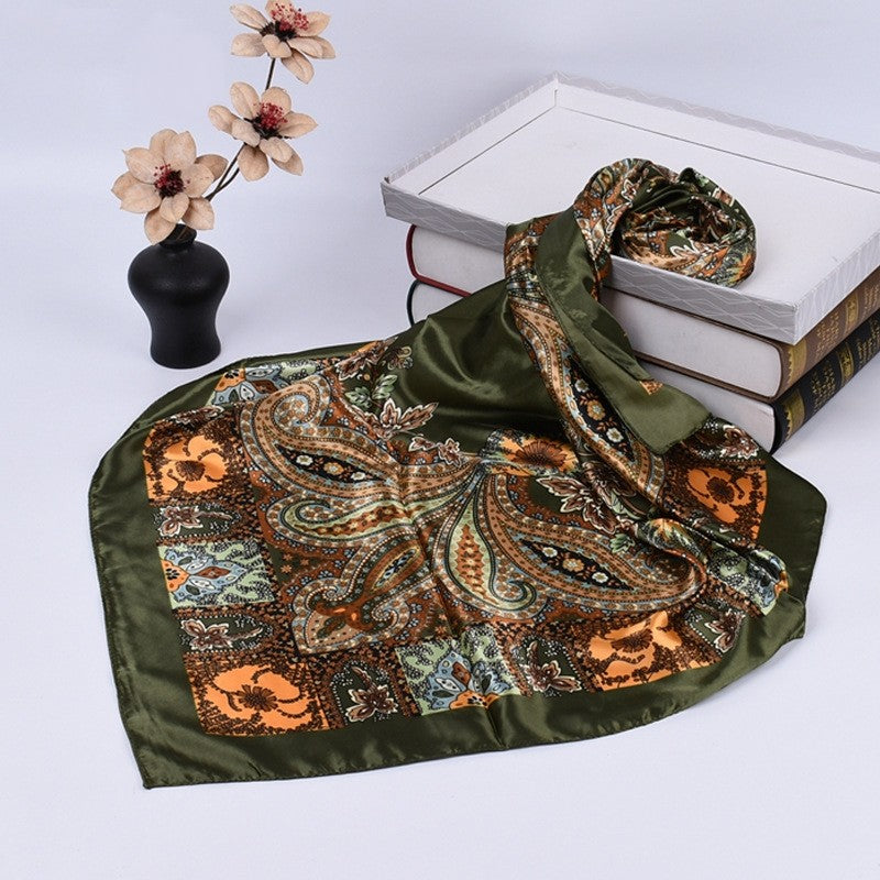 Bandana Printed Square Scarf