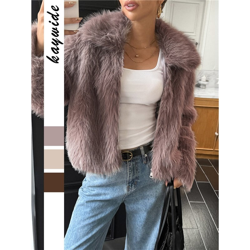 Loose Solid Color Long Sleeve Cardigan Coat