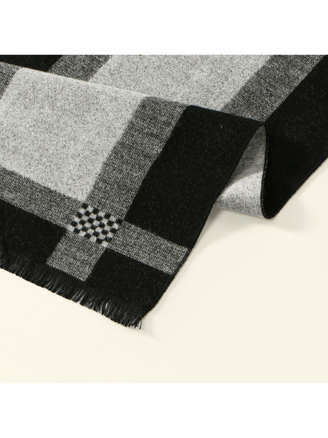 Sscarvii - Striped Winter Plush Scarf