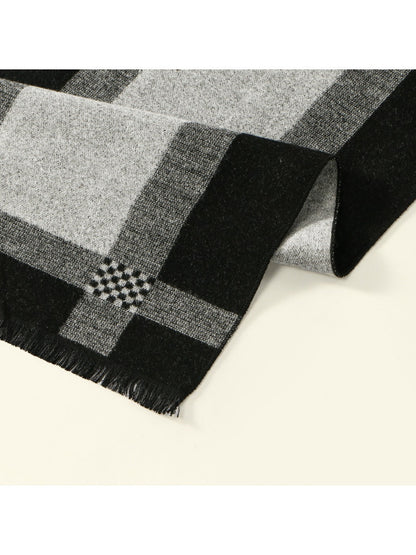 Sscarvii - Striped Winter Plush Scarf
