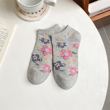Rufia - Cute Floral Ankle Socks