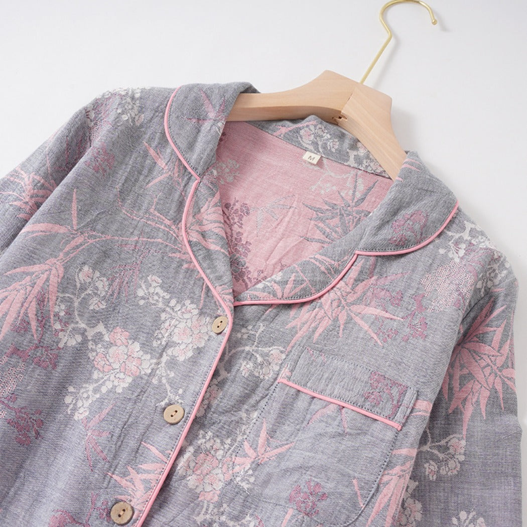 Yojams -  Floral Sleepwear Long-Sleeve Top And Pants Set