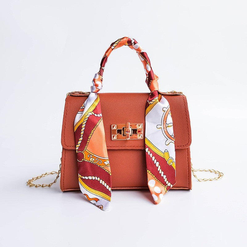 Women's Elegant Niche Fashion Silk Scarf Handbag
