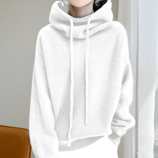 Solid Color Loose Knit Sweater