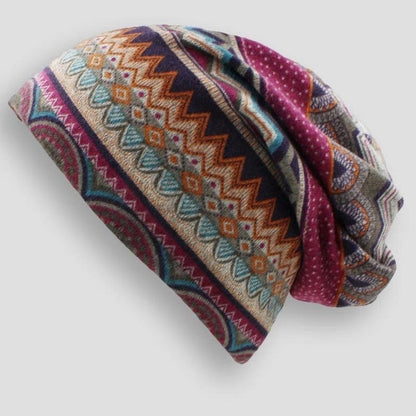 Sky Madrid Oaxaca Graphic Beanie