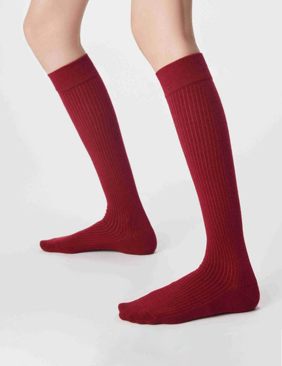 Black Knee High Socks