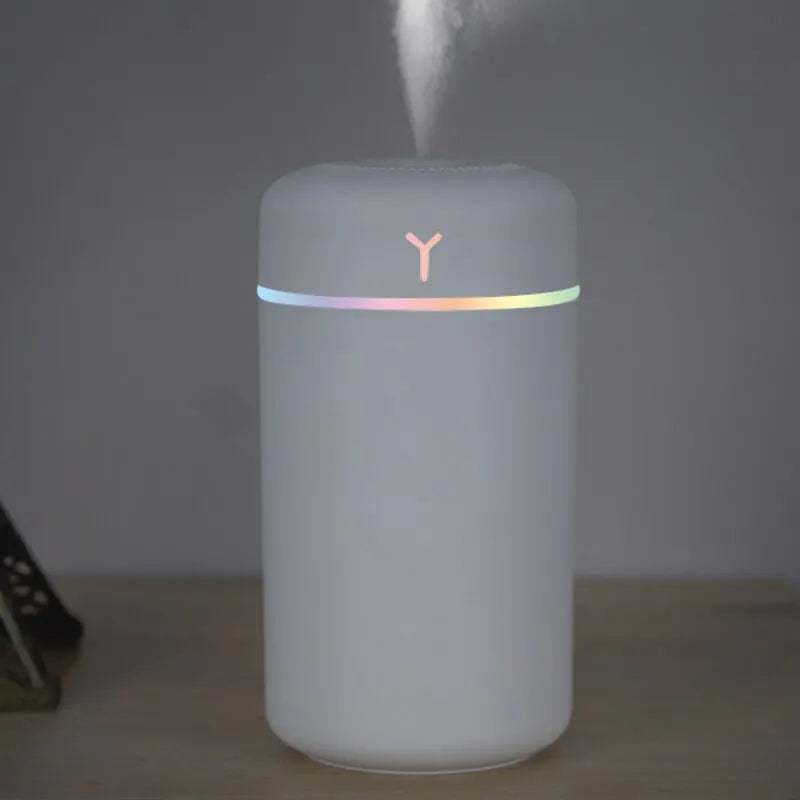 1 Pcs Portable 390Ml Air Humidifier Aromatherapy Humidificador For Home Car Usb Sprayer With Led Color Night Lamp Purifier