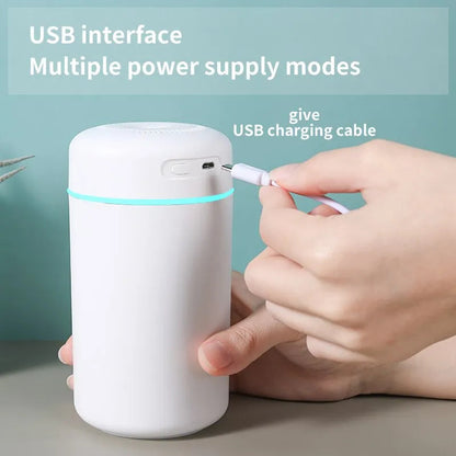 1 Pcs Portable 390Ml Air Humidifier Aromatherapy Humidificador For Home Car Usb Sprayer With Led Color Night Lamp Purifier